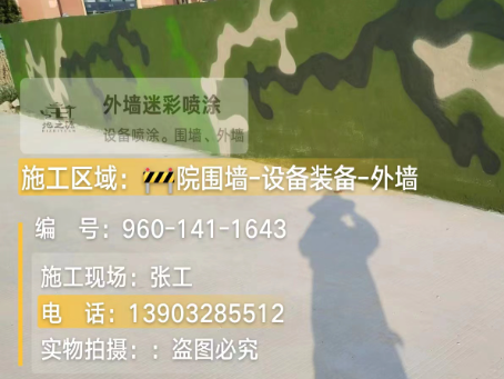福建 迷彩漆喷涂价格（按平方米计费）